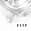 Ventilator ID-Cooling XF-120 120mm 12V alb aRGB Hydraulic Bearing anti-vibratii 500-1500RPM 4pin 3pin XF-120-ARGB-W - imagine 4