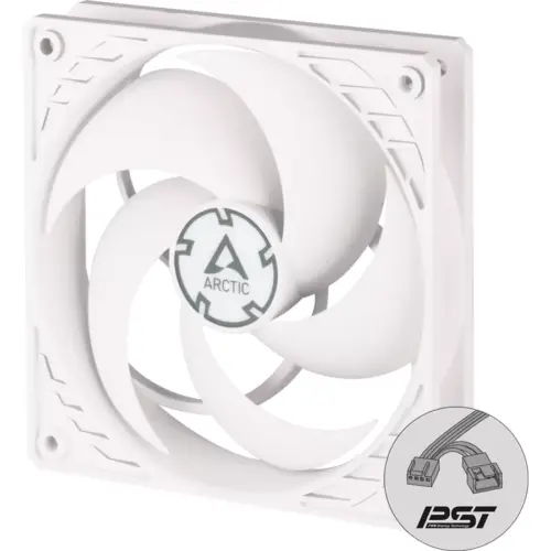 Ventilator P12 PWM PST 120 x 120 x 25 mm 200-1800RPM alb ARCTIC AC ACFAN00170A