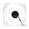 Ventilator Riotoro Cross-X Clear Classic 120mm iluminare albastra - imagine 2