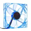 Ventilator Riotoro Cross-X Clear Classic 120mm iluminare albastra - imagine 3