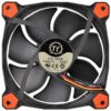 Ventilator Thermaltake Riing 12 High Static Pressure 120mm iluminare rosie - imagine 2