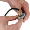 WAGO GELBOX 3 poli derivatie cabluri pentru conectori seriile 221/ 2273 max. 4mm2 IPX8 gri 207-1331 - imagine 4