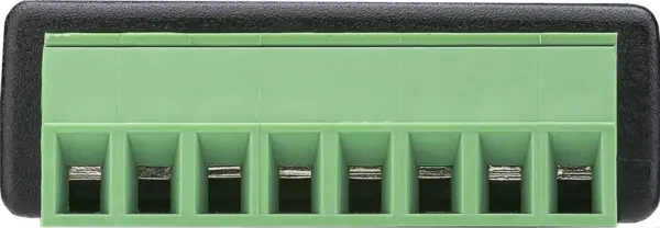 Adaptor bloc terminal cu 8 pini tip regleta surub la RJ45 tata 8P8C Goobay 76736 - imagine 2