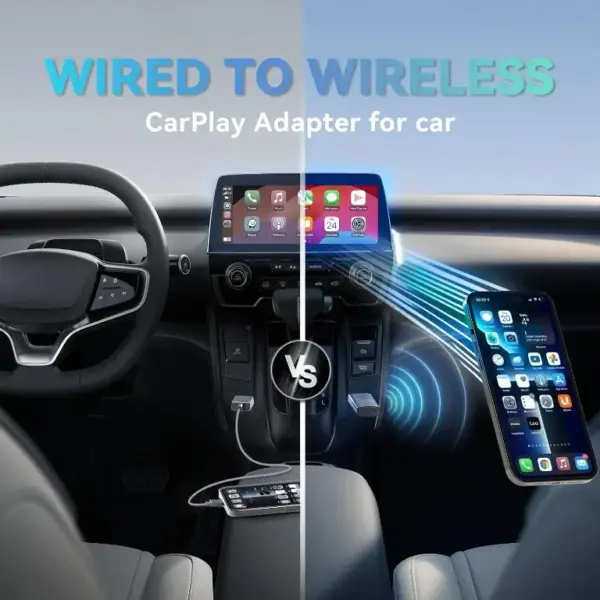 Adaptor CarPlay cu fir la wireless MINIX CP86 compatibil IOS ADAPT-CARPLAY-CP86-MNX - imagine 4