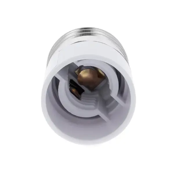 Adaptor de la soclu E27 tata la soclu E14 mama culoare alb RTV0800010 - imagine 2