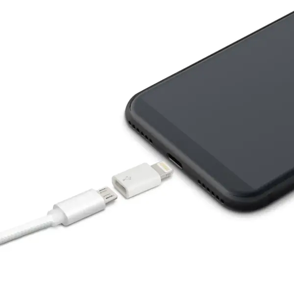 Adaptor iPhone Lightning tata la Micro USB mama Delight 55448 - imagine 2