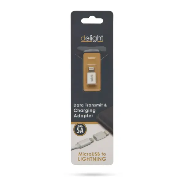 Adaptor iPhone Lightning tata la Micro USB mama Delight 55448 - imagine 3