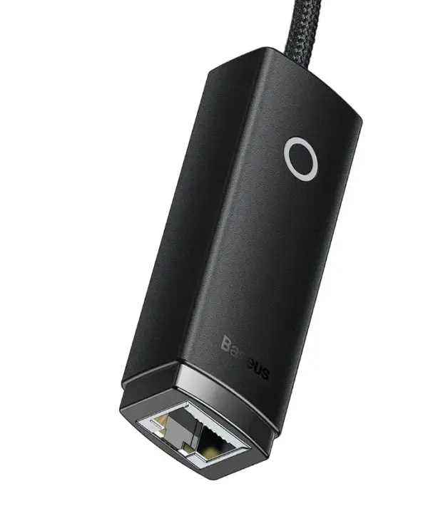 Adaptor retea Baseus Lite USB 2.0 la RJ45 10/100Mbps cu LED WKQX000001 - imagine 2