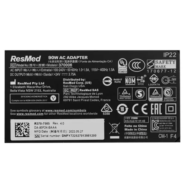 Alimentator 24V 3.75A cu mufa 5.5x2.1mm model desktop fara cablu de alimentare ALIM24V-3.75A - imagine 3