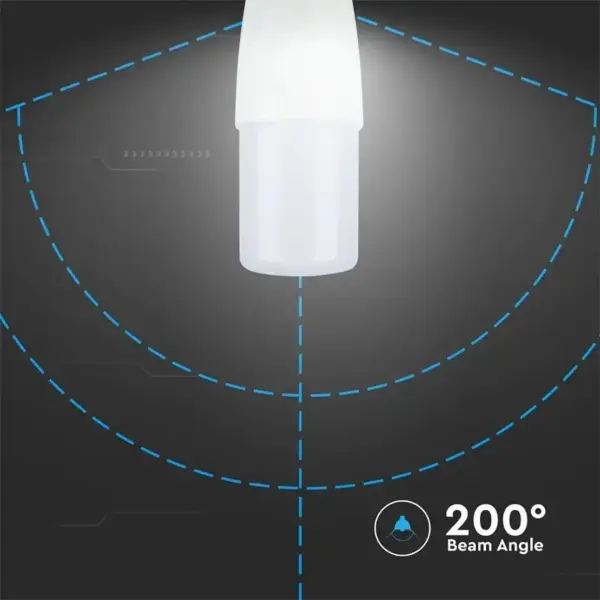 Bec LED T37 E14 7.5W 660lm 6500K alb rece V-TAC SKU-21269 - imagine 5