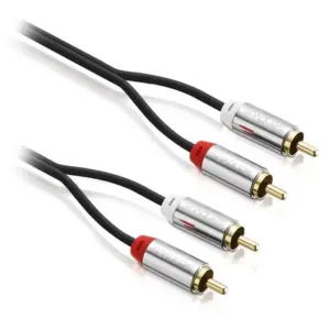 Adaptor prelungire RCA mama la RCA mama metalic