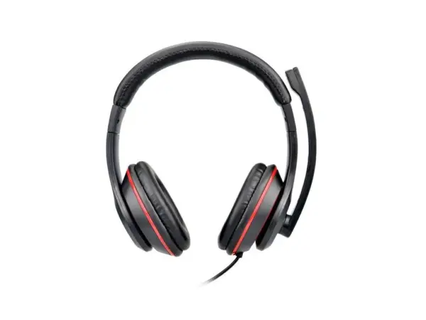 Casti PC over-ear Well cu microfon USB HEADSET-S02BK-WL - imagine 2