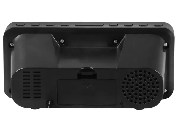 Ceas de masa cu alarma Trevi EC882 LED rosu ecran 1.2" alimentare 230V negru - imagine 2