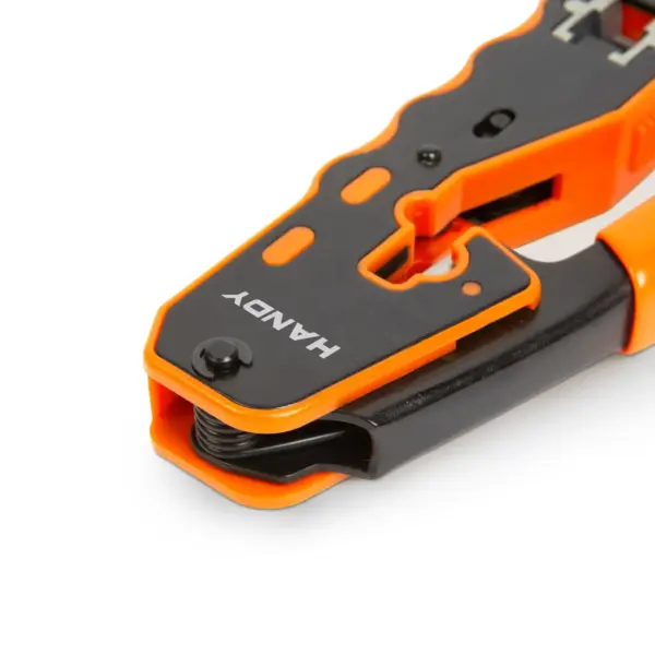 Cleste sertizare pentru conexiuni RJ45 8P CAT5/6/7/8 Pass Through decupare /taiere Handy 10181 - imagine 2