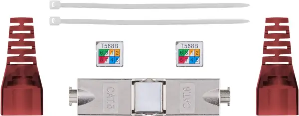 Conector de reconectare cablu fara unelte CAT6 ecranat STP AWG 24/1-22/1 250MHz Goobay 79577 - imagine 5