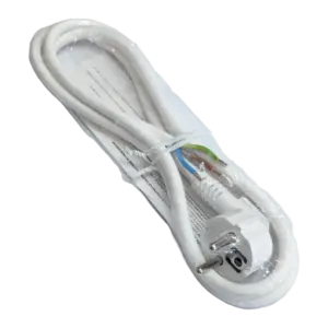 Cordon alimentare Schuko - fire libere 1.5m alb 16A 3500W 3x1.5mm2 cupru 3G1.5 CA15A11 Wconn