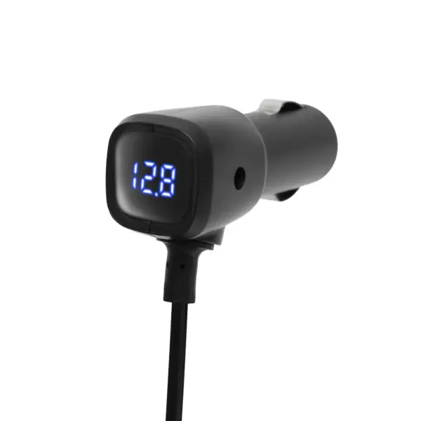 Distribuitor auto 12V /24V 3 prize 80W + 2x USB 3.4A + Voltmetru SAL SAU80W - imagine 3