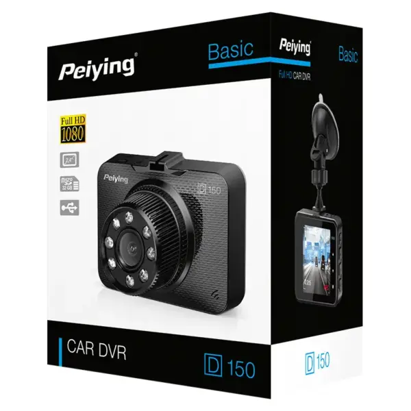 DVR auto D150 125 FHD 12Mpx display 2.4" Peiying BASIC PY-DVR005 - imagine 5