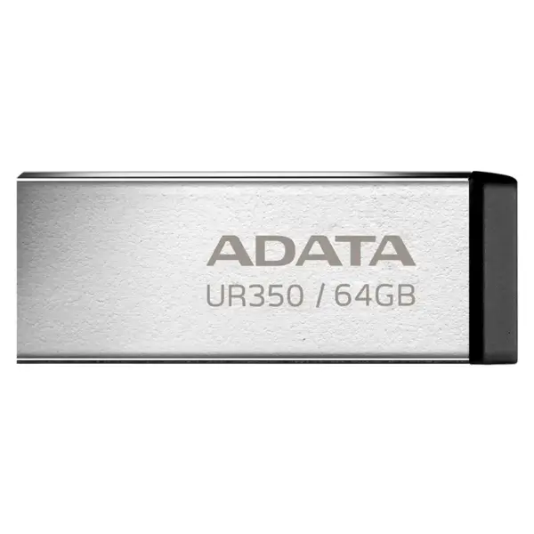Flash drive metalic 64GB USB 3.2 Adata UR350-64G-RSR/BK - imagine 3