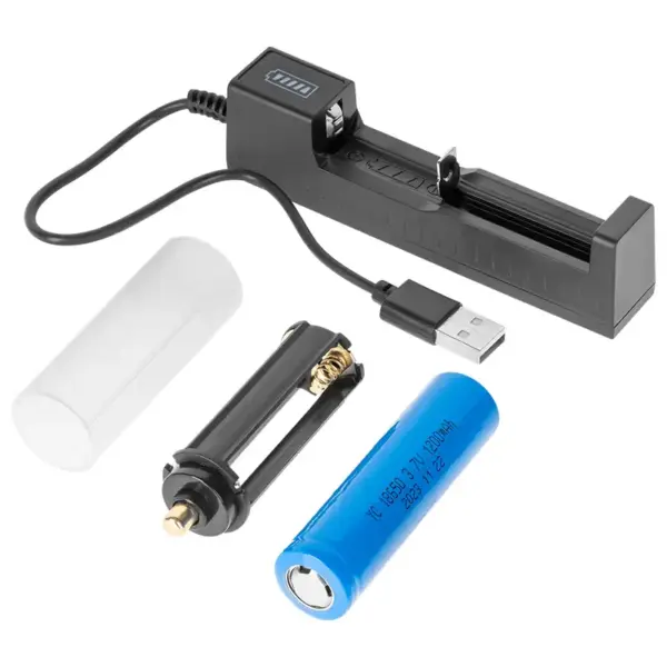 Lanterna 10W IPX5 acumulator 18650 REBEL URZ0947 - imagine 3