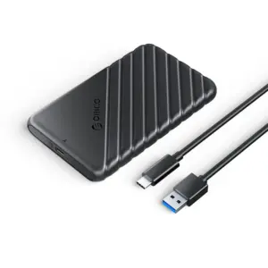 Rack Orico 25PW1-C3-BK USB3.2 2.5 inch conector USB Type-C 130x80x15mm negru