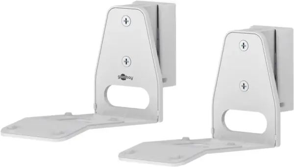 Set suport difuzor de perete Modern Sonos Era 300 Flex alb Goobay 71984