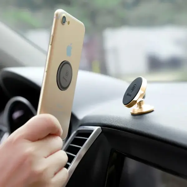 Suport auto Baseus SUER-B01 Small Ears pentru SmartPhone fixare bord prin lipire unghi reglabil negru - imagine 4