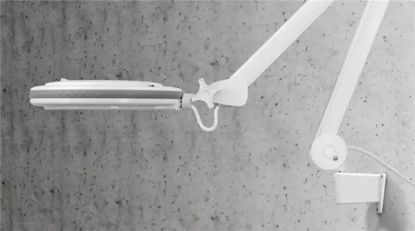 Suport de perete pentru lampa cu lupa pentru cod 60360 /60361 /60362 /60364 alb Goobay 55771 - imagine 6