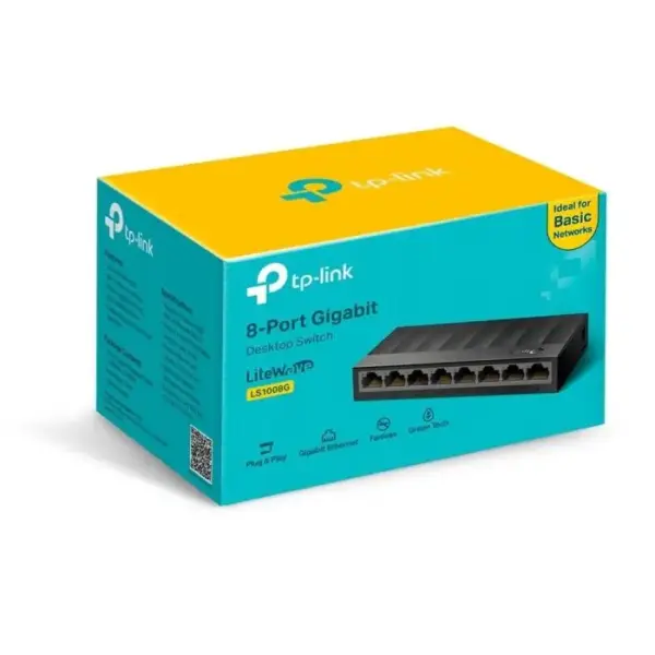 Switch TP-Link LS1008G 8 porturi 10 /100 /1000 Gigabit - imagine 3