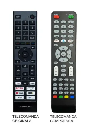 Telecomanda compatibila TV Diamant /HORIZON /Hisense 43HL5530U/C ER 9581 (581)