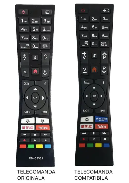 Telecomanda compatibila TV JVC RM-C3331 ER 1695-N MFY 1685 (358)