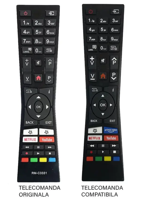 Telecomanda compatibila TV JVC RM-C3331 ER 1695-N MFY 1685 (358)