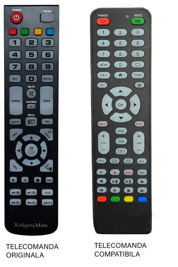 Telecomanda compatibila TV Kruger&Matz KM0232 /KM0248 /KM0250 /KM0255UHD /KM0265UHD cod ER 9448 (448)