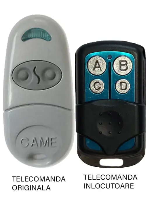 Telecomanda poarta garaj 2 butoane cod fix frecventa 433.92MHz Came Top 432NA compatibila cu originalul (806)