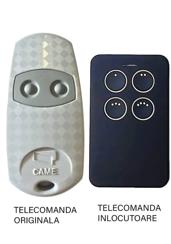 Telecomanda poarta garaj 2 butoane cod fix frecventa 862.35MHz Came Top 862EE compatibila cu originalul (807)