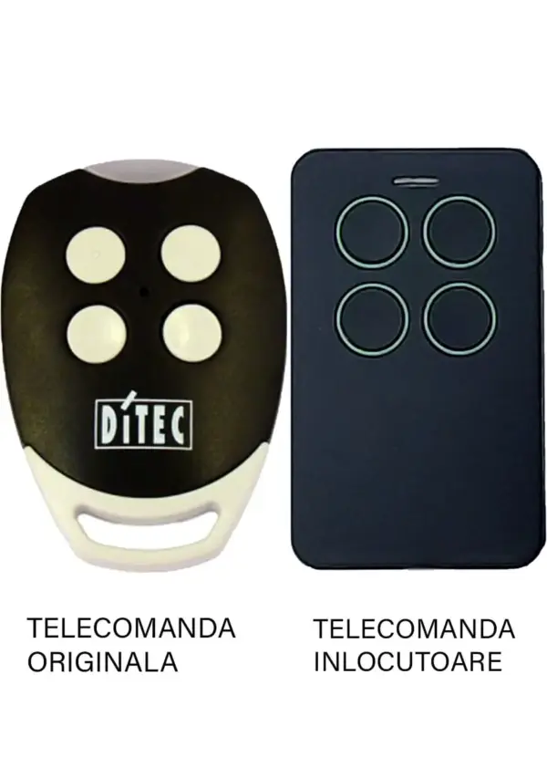 Telecomanda poarta garaj 4 butoane cod saritor frecventa 433.92MHz Ditec Gol 4C compatibila cu originalul (811)
