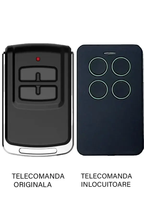 Telecomanda poarta garaj 4 butoane T4301 Cod Saritor Compatibila cu automatizarile LINOMATIK si receptorul extern R5113 compatib