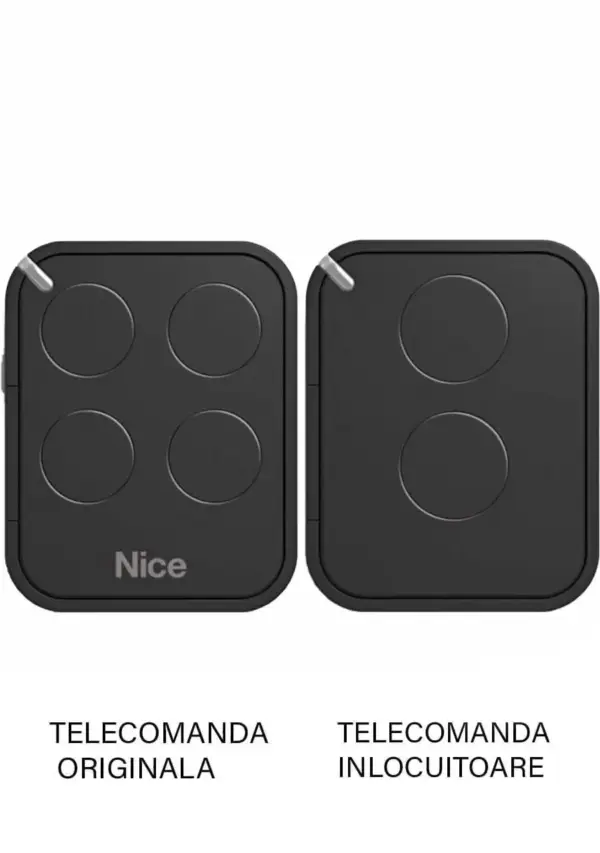 Telecomanda poarta garaj de doua canale cod saritor 433.92MHz Nice Flo 2 R-E compatibila cu originalul (466)