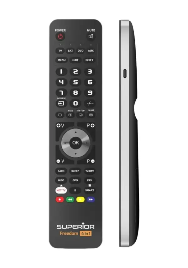 Telecomanda UNIVERSALA programabila Superior Freedom 4 in 1 SUPTUB003 + cablu USB type C pentru incarcare (589) - imagine 2