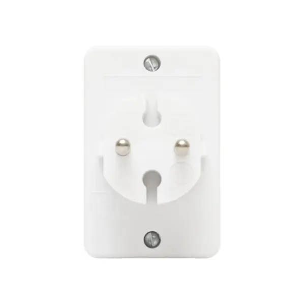 Triplu stecher distribuitor 3x Euro 1500W alb Home NV 23/WH - imagine 2