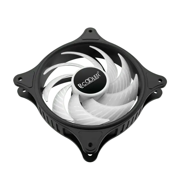 Ventilator PCCOOLER FX1203-BKRN1-GL 120x120x25 mm 12V 0.18A 1200RPM RGB LED 3-pin Hydro Bearing fixed LED RGB - imagine 3
